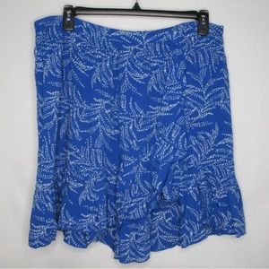 Sundance pull on ruffle blue skirt - size XL - Perfect for Summer